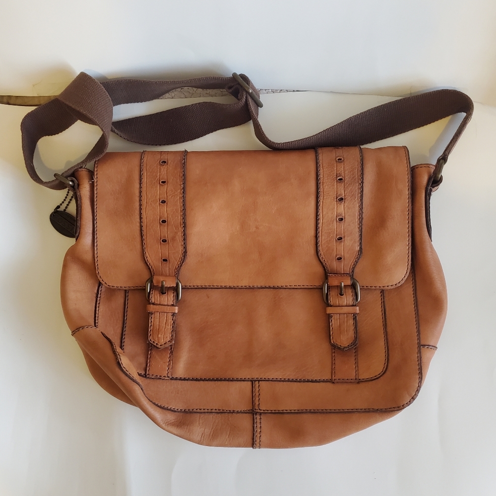 Fossil Leather Satchel